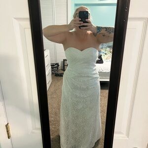 David’s bridal lace wedding dress